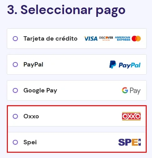 Transferencia SPEI en bet winner casino México